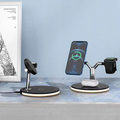 Universal Qi Magnetic Fast Wireless Charging 15w 3 In 1 For Apple